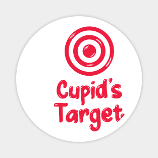 Cupid Target, Cupid Bow, Cupid Arrow Magnet